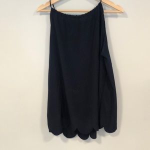 Nic & Lulu navy blue swing top